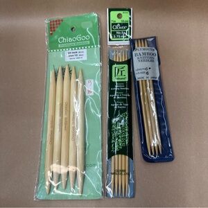 ChiaoGoo/Clover Takumi/Unbranded Bamboo Knitting Needle Set